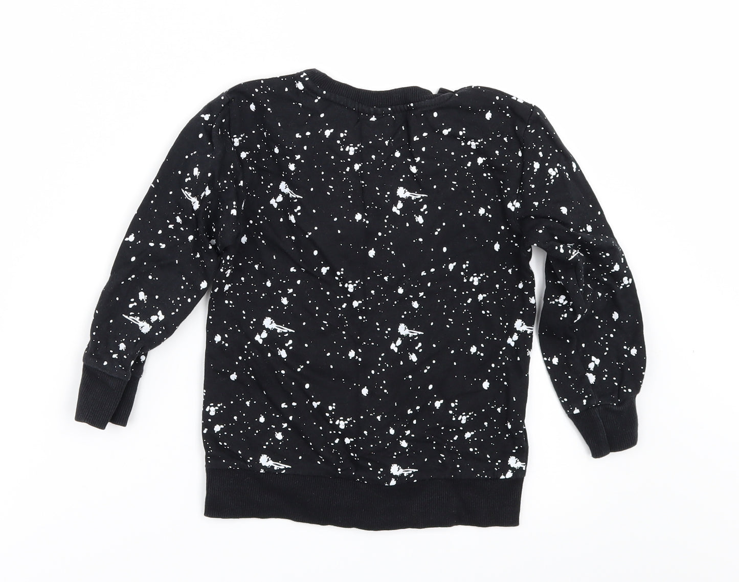 Debenhams Boys Black   Pullover Sweatshirt Size 4-5 Years  - Star wars