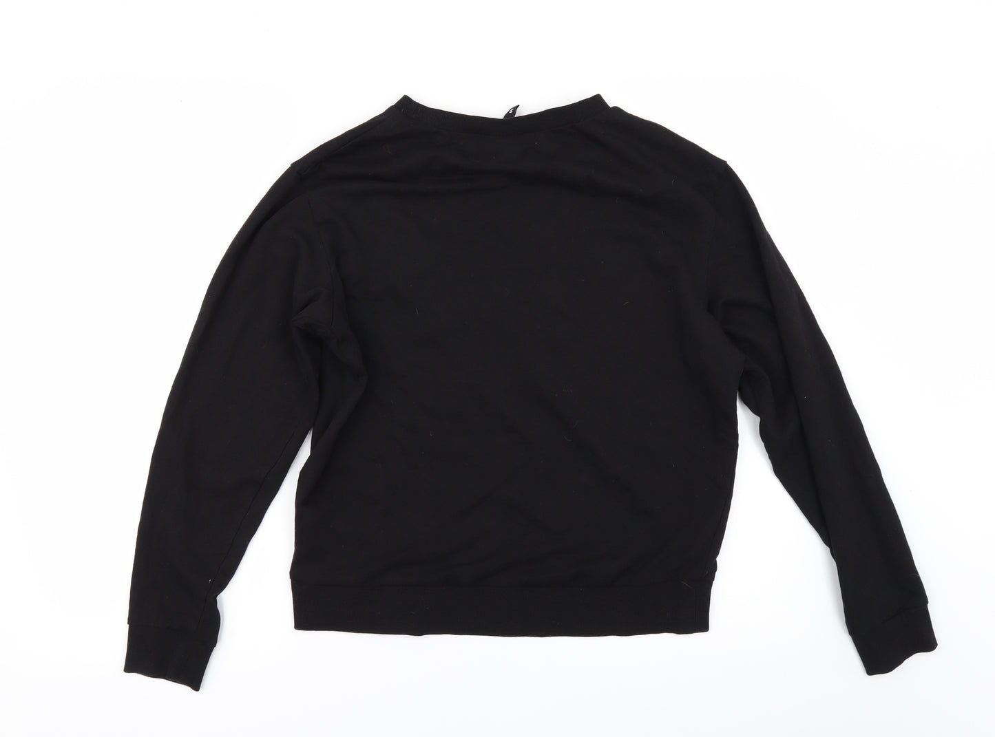 Divided by H&M Womens Black   Pullover Sweatshirt Size S