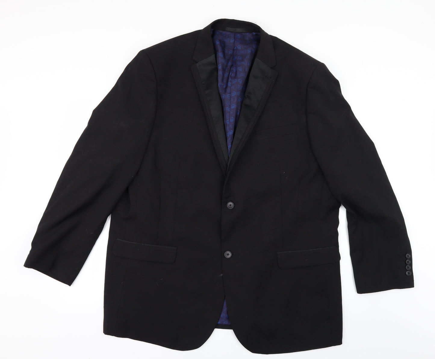 GREEWOODS Mens Black   Jacket Suit Jacket Size 50