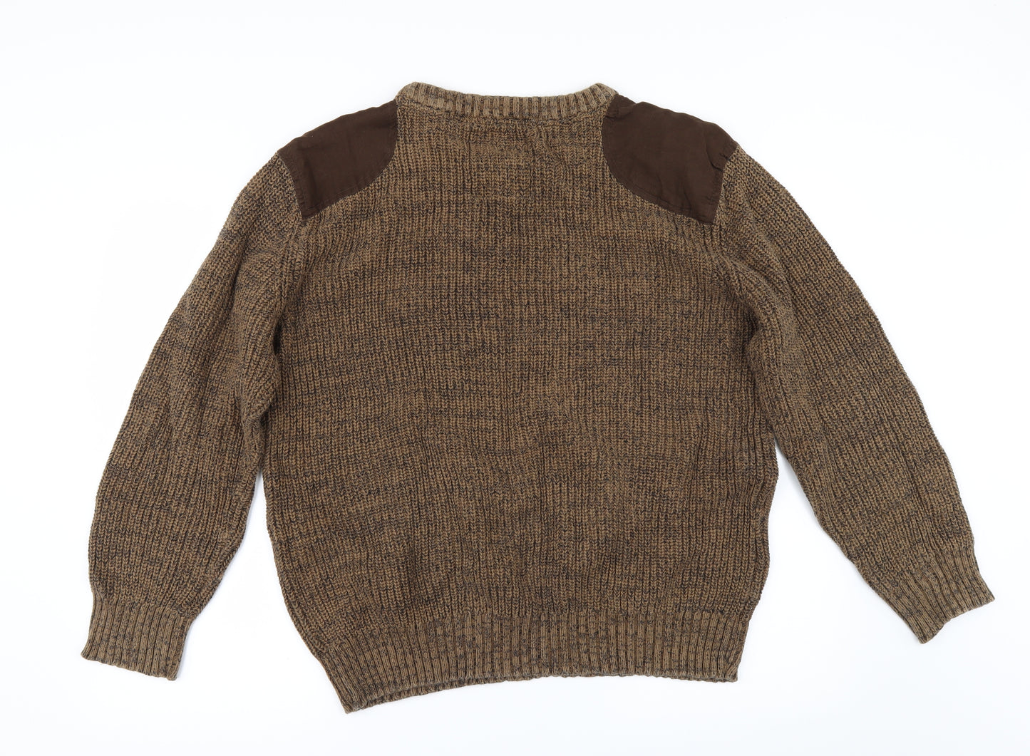 Easy Mens Brown   Pullover Jumper Size XL