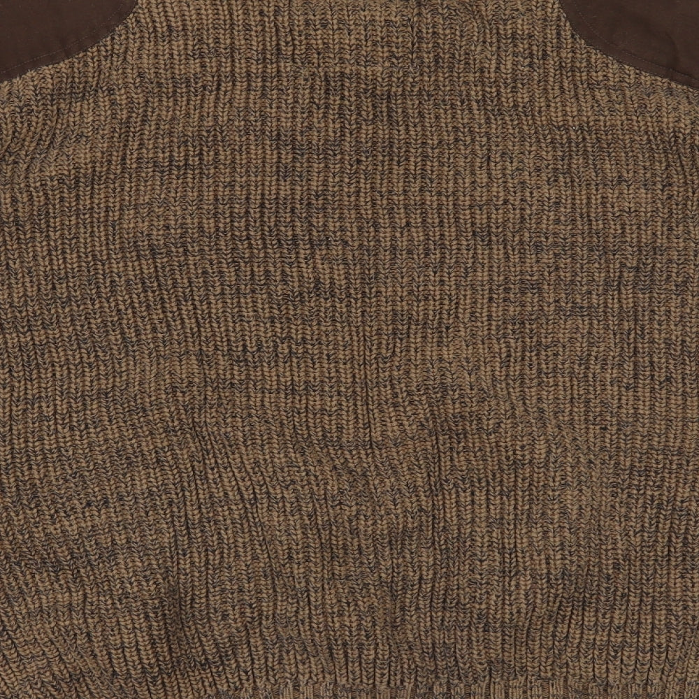 Easy Mens Brown   Pullover Jumper Size XL