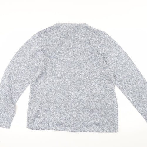 EWM Womens Blue   Cape Jumper Size M