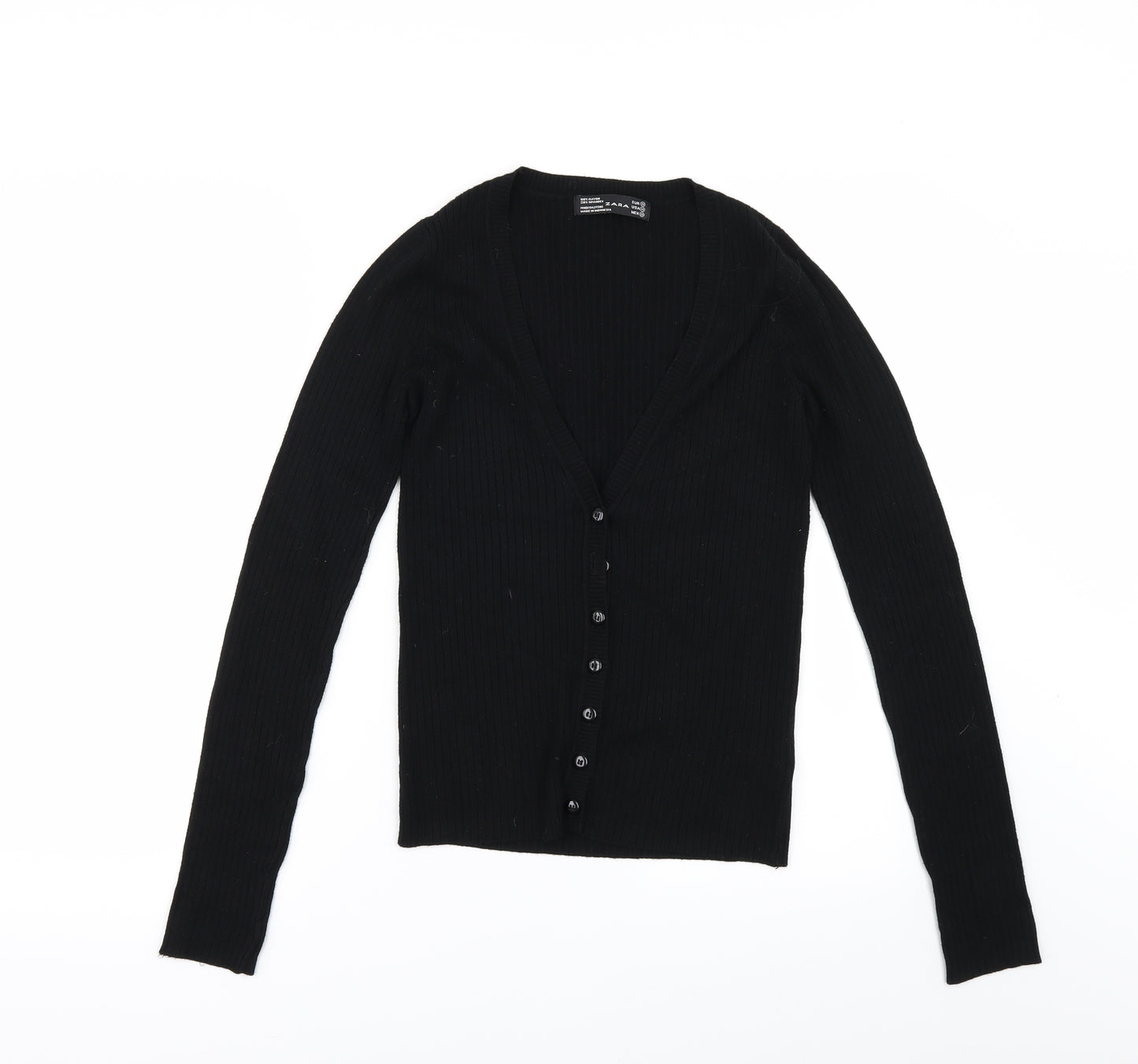 Zara Womens Black   Cape Jumper Size M