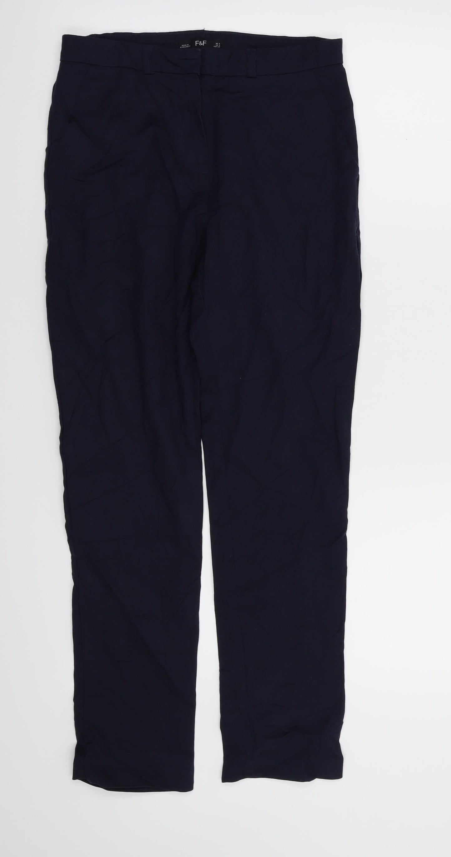 F&F Womens Blue   Sweatpants Trousers Size 6 L27 in