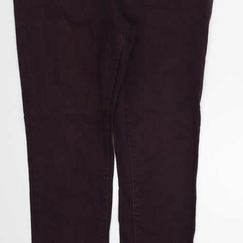 M&S Womens Purple   Straight Jeans Size 36 in L29 in