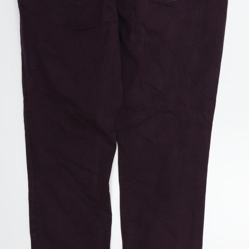 M&S Womens Purple   Straight Jeans Size 36 in L29 in