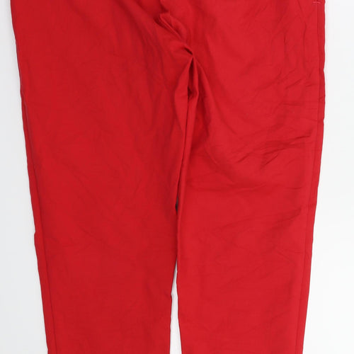 NOWATEX Womens Red   Trousers  Size 16 L27 in