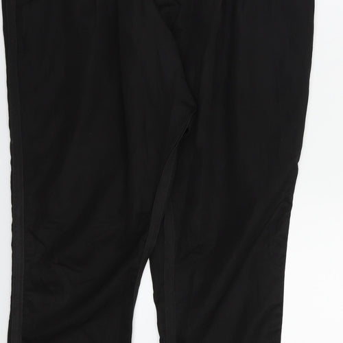 DENIM  Womens Black   Trousers  Size 12 L26 in
