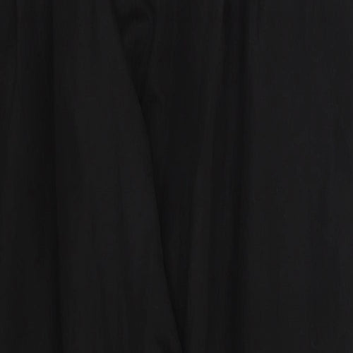 DENIM  Womens Black   Trousers  Size 12 L26 in