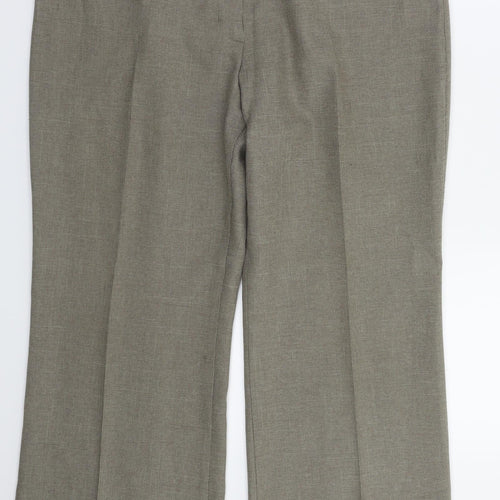 M&S Womens Brown   Trousers  Size 16 L25 in