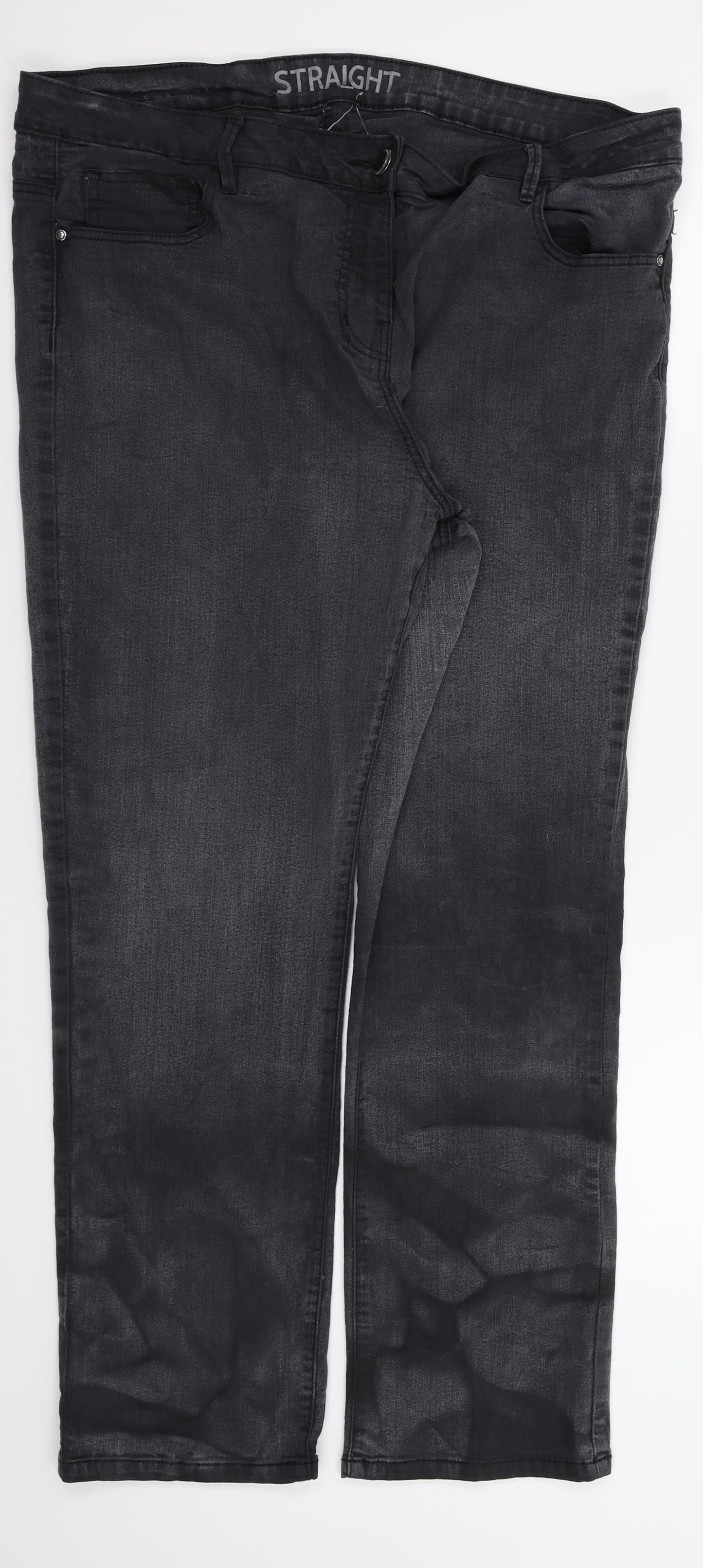 straight Womens Black   Straight Jeans Size 36 in L27 in