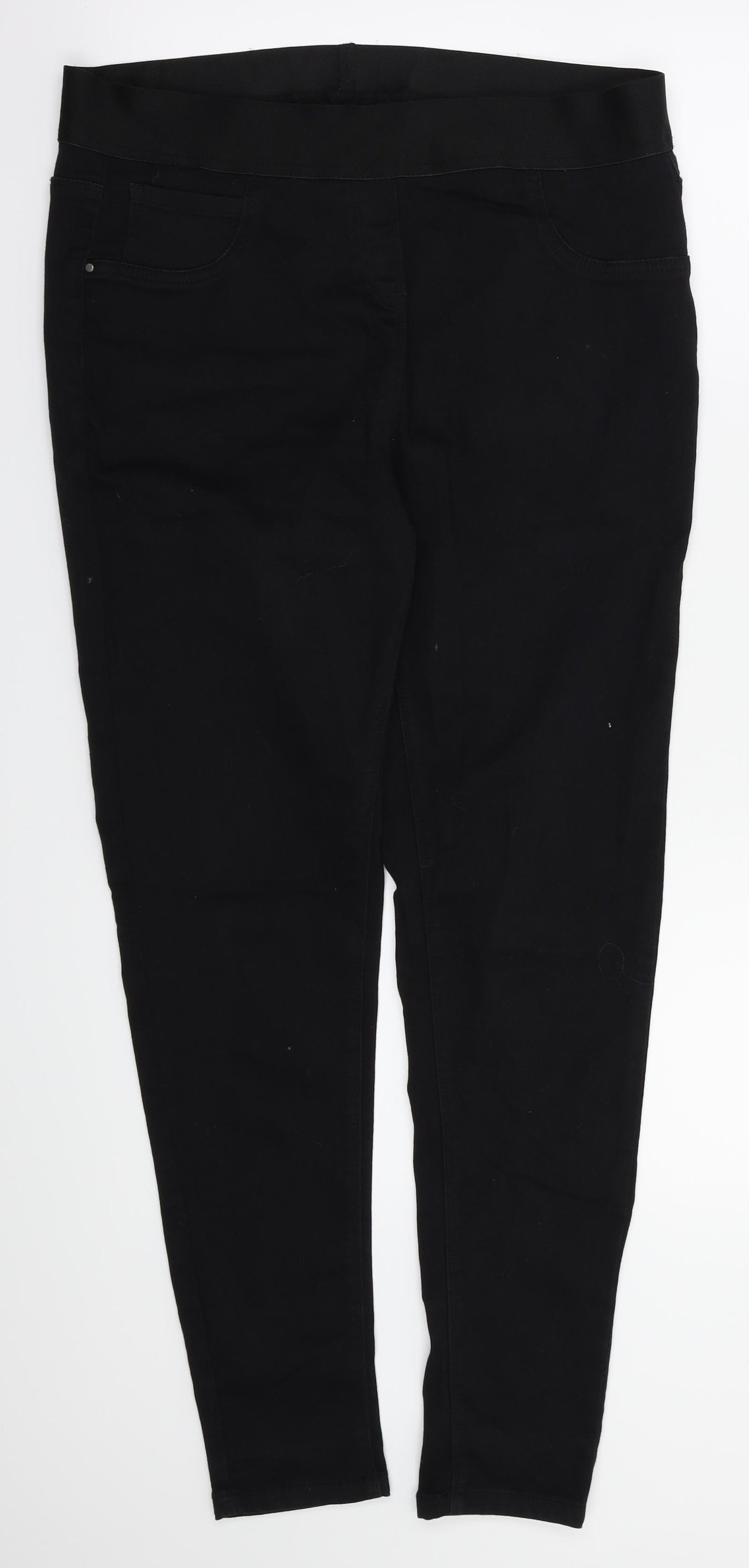Preworn Womens Black   Jegging Trousers Size 36 in L29 in - Stretch waistband