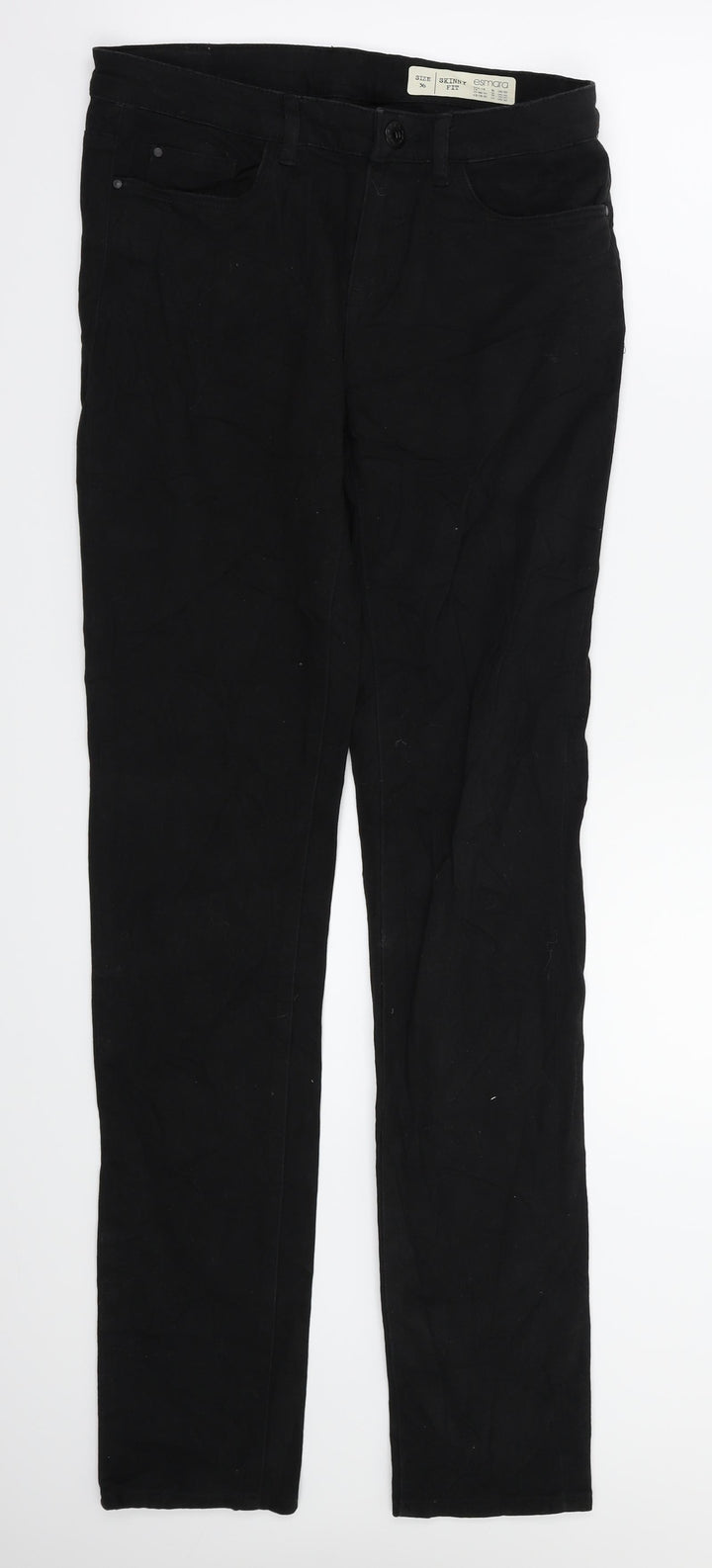 ESMARA Womens Black Straight Jeans Size 8 L33.5 in