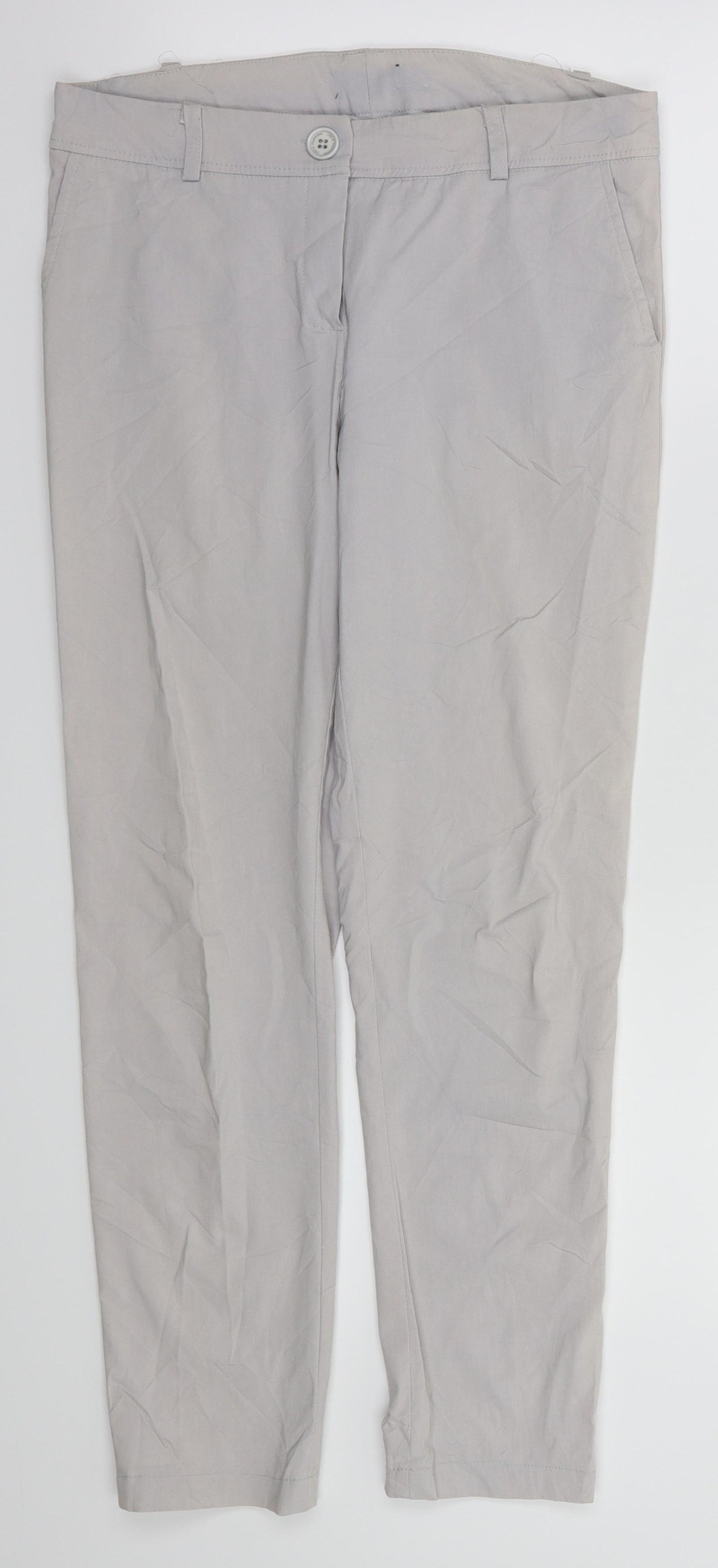Preworn Womens Grey   Trousers  Size 30 in L26 in