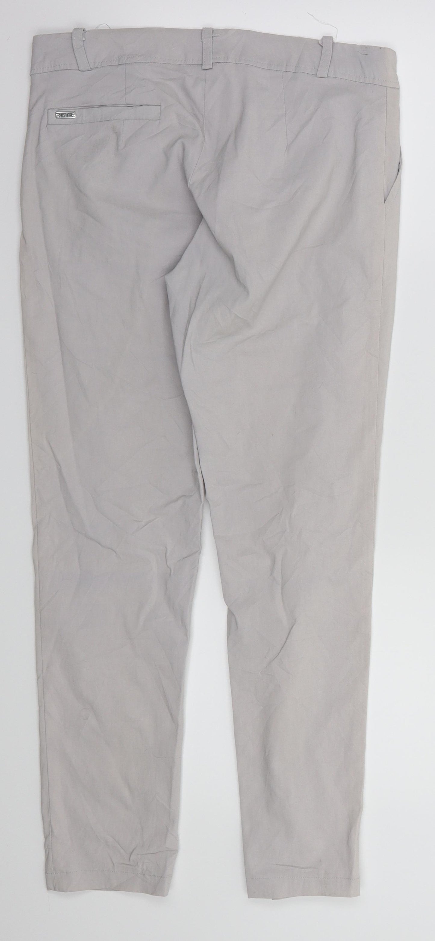Preworn Womens Grey   Trousers  Size 30 in L26 in