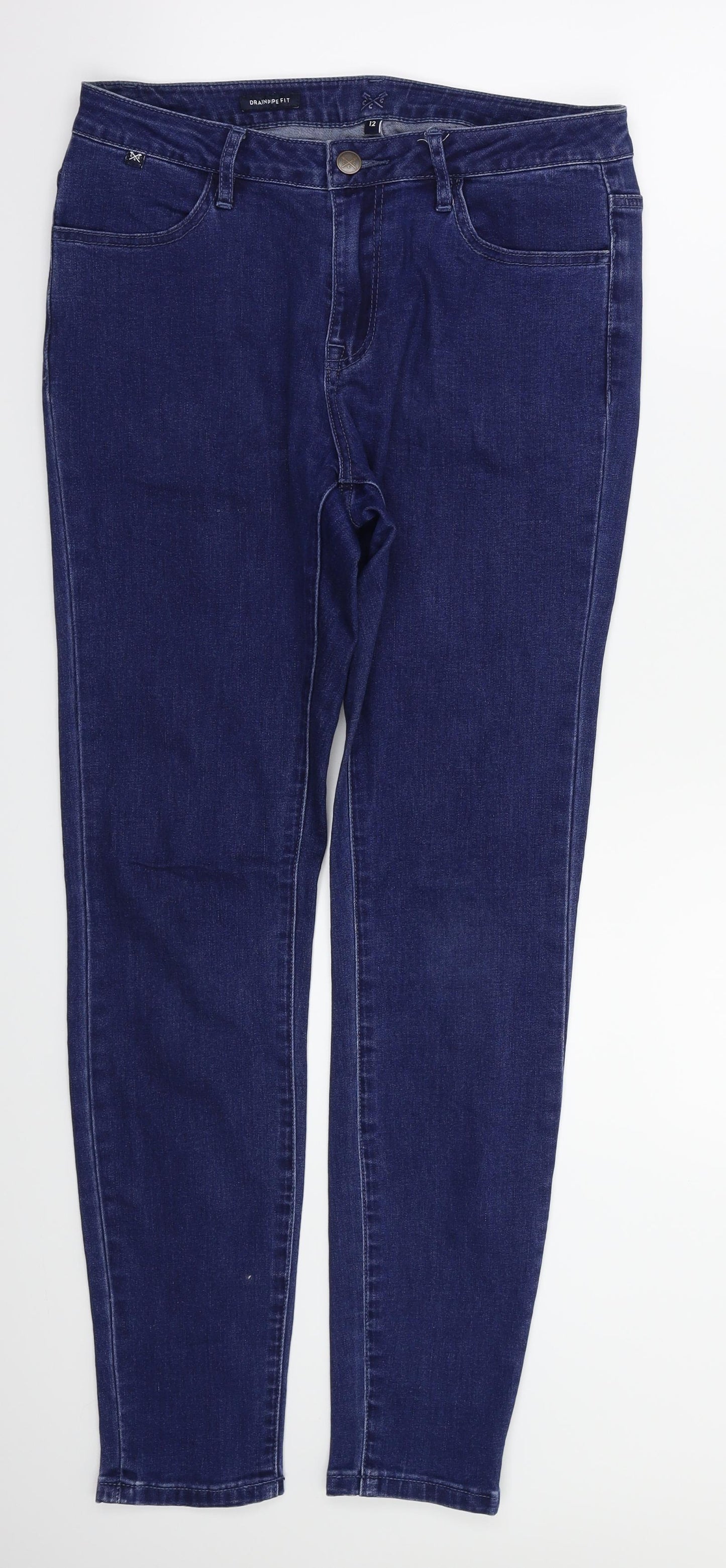 DRAINPIPE  Womens Blue   Skinny Jeans Size 12 L30 in