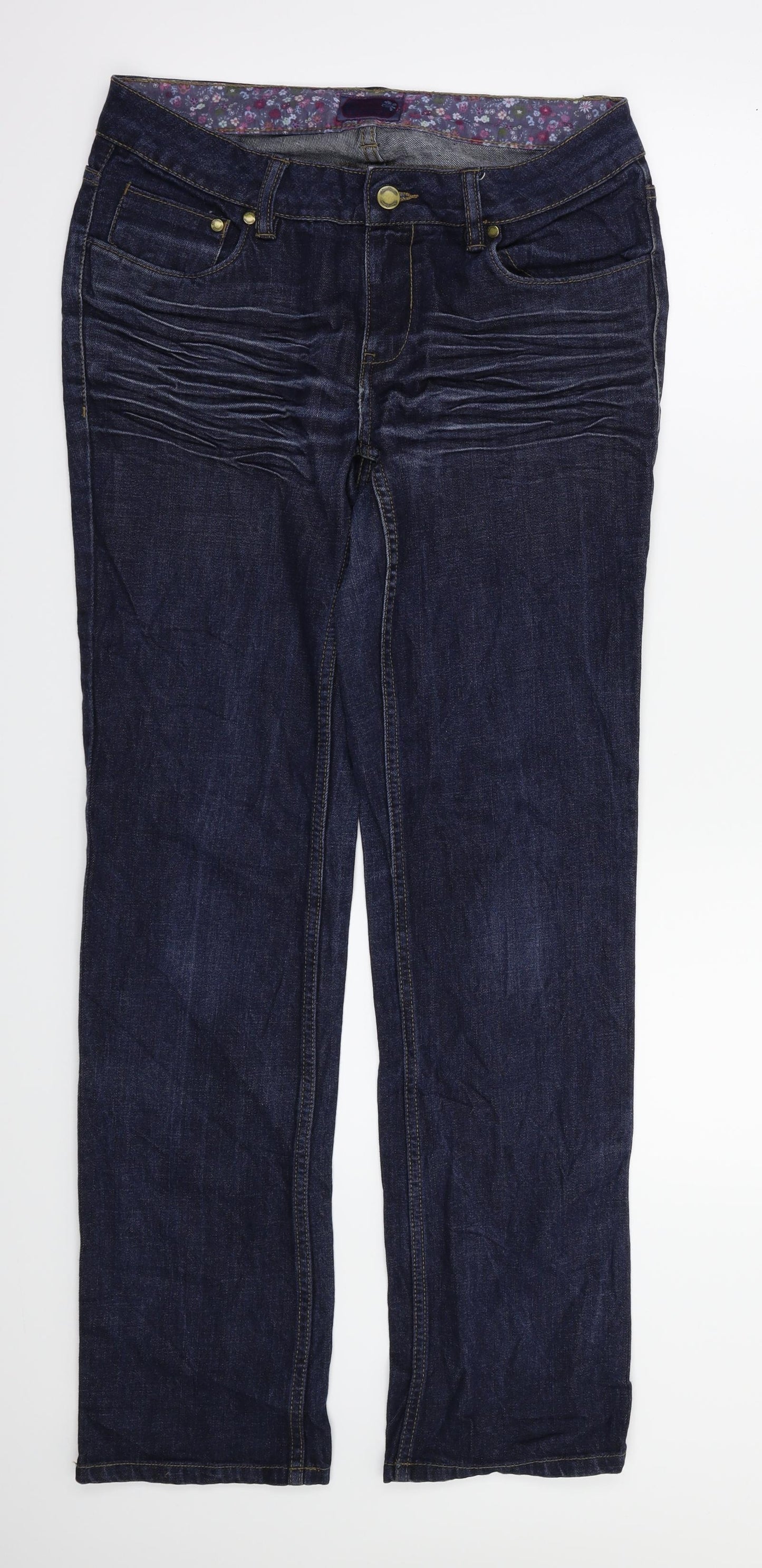 Favourite basics   Womens Blue   Straight Jeans Size 10 L32 in
