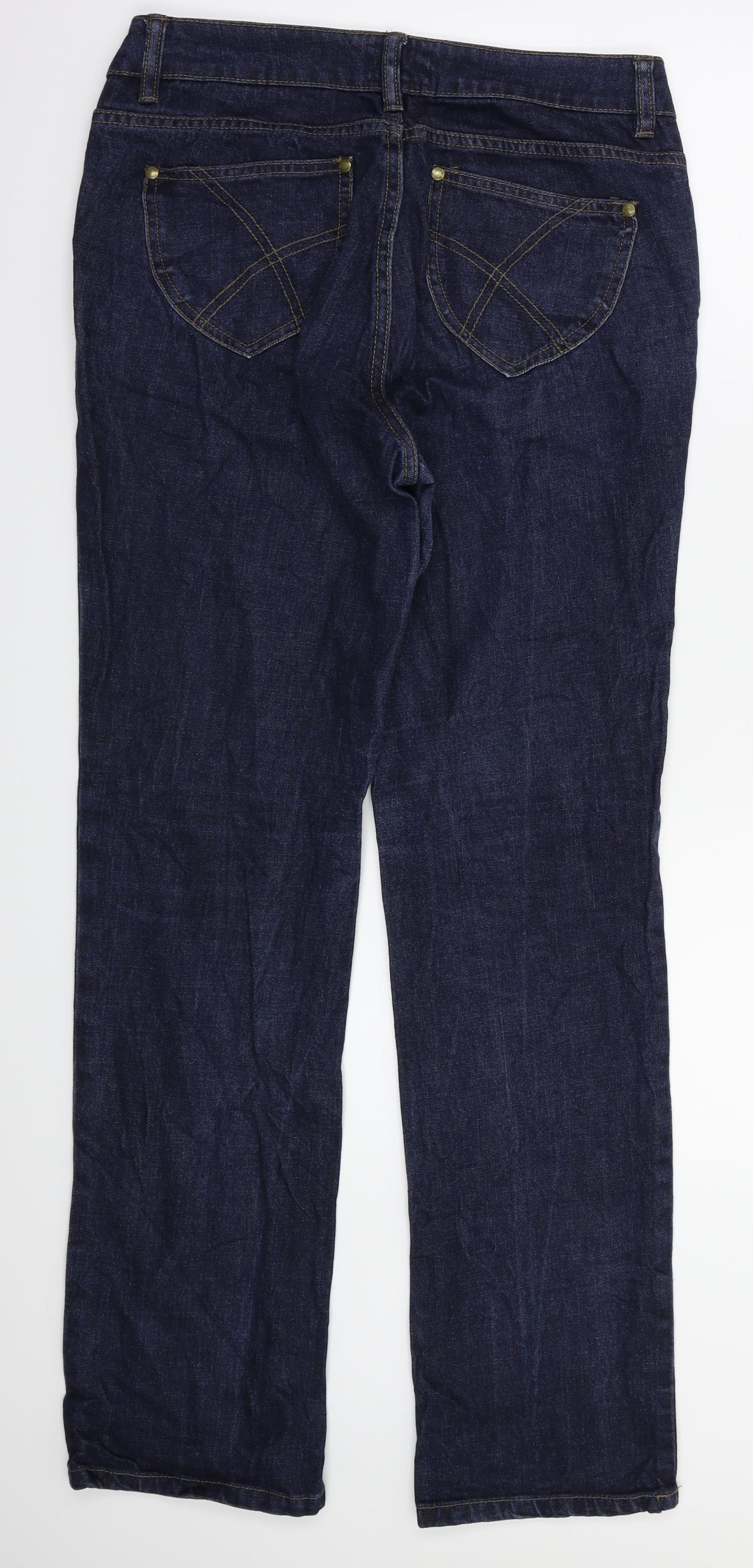 Favourite basics   Womens Blue   Straight Jeans Size 10 L32 in