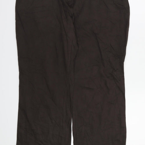 strawuss Womens Brown   Trousers  Size 22 in L30 in