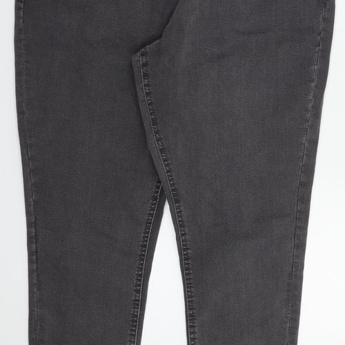 Red Hearing Womens Grey   Skinny Jeans Size 16 L28 in