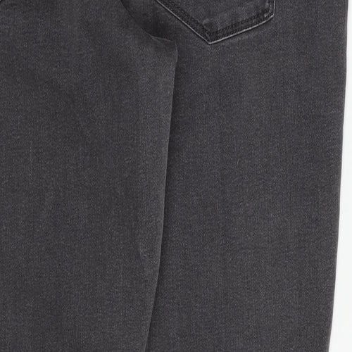 Red Hearing Womens Grey   Skinny Jeans Size 16 L28 in