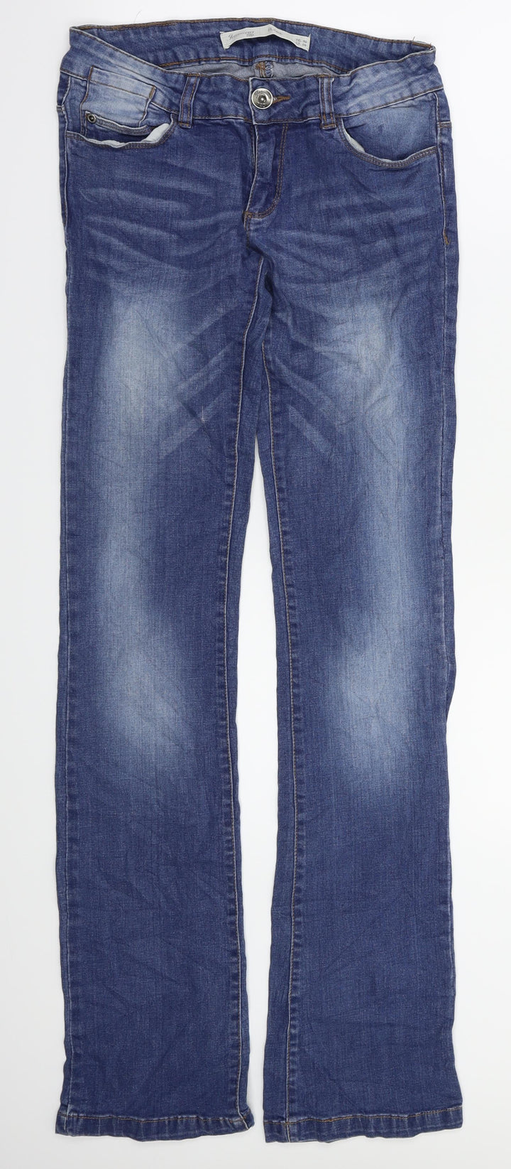 flare jeans Womens Blue   Straight Jeans Size 28 in L34 in