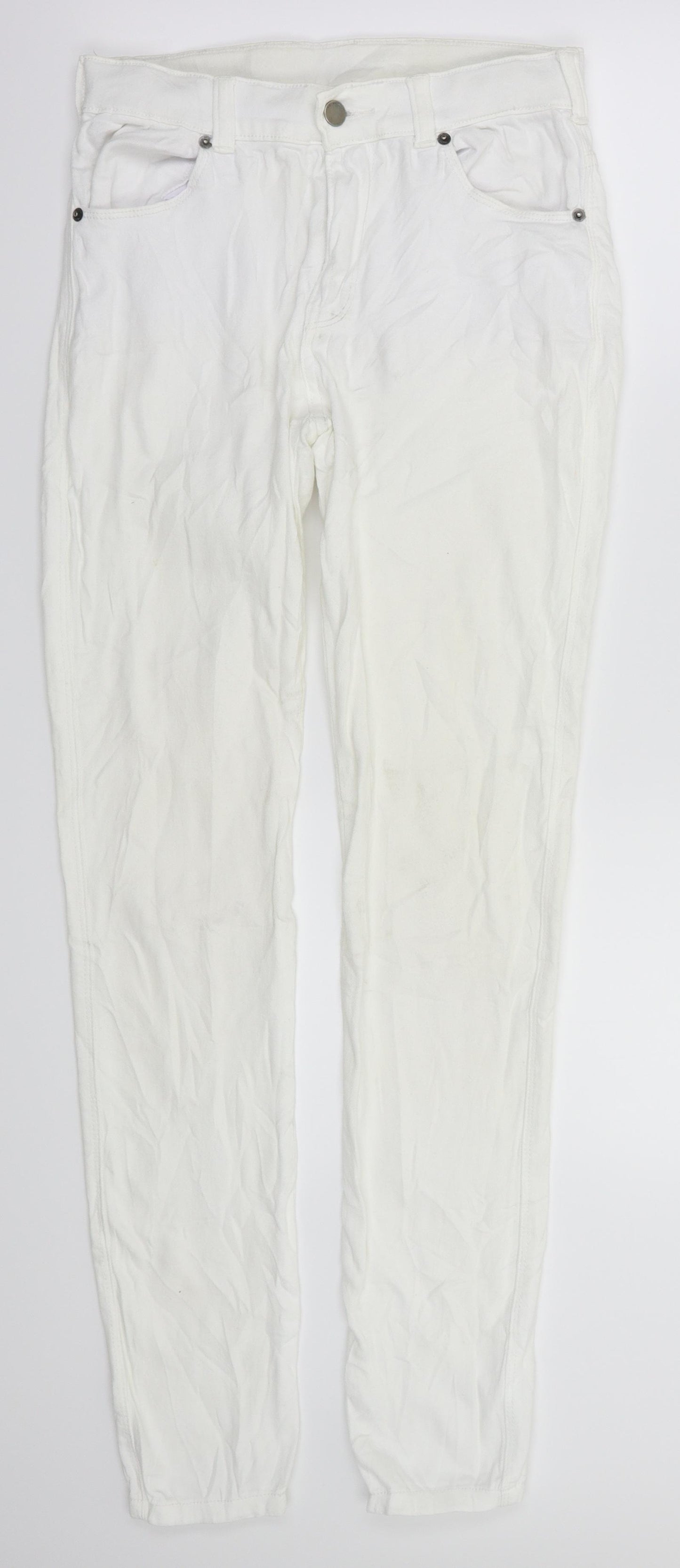Denim Womens Silver   Skinny Jeans Size M L31 in