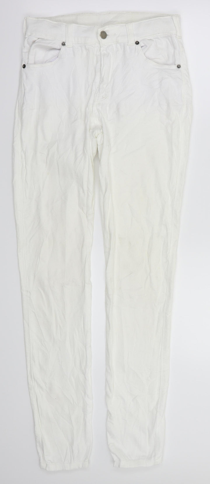 Denim Womens Silver   Skinny Jeans Size M L31 in