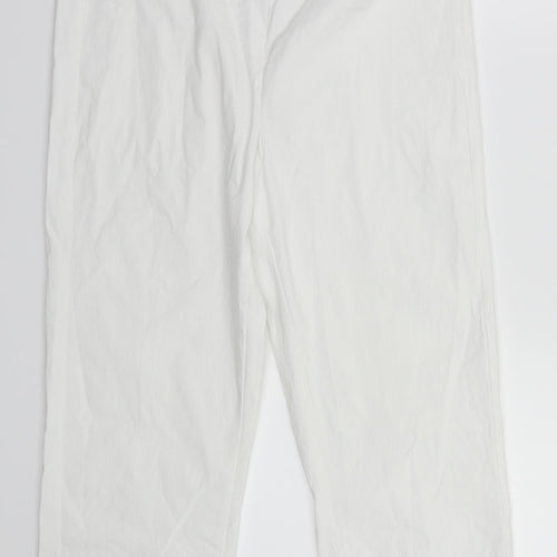 pomondora Womens White   Trousers  Size 30 L21 in