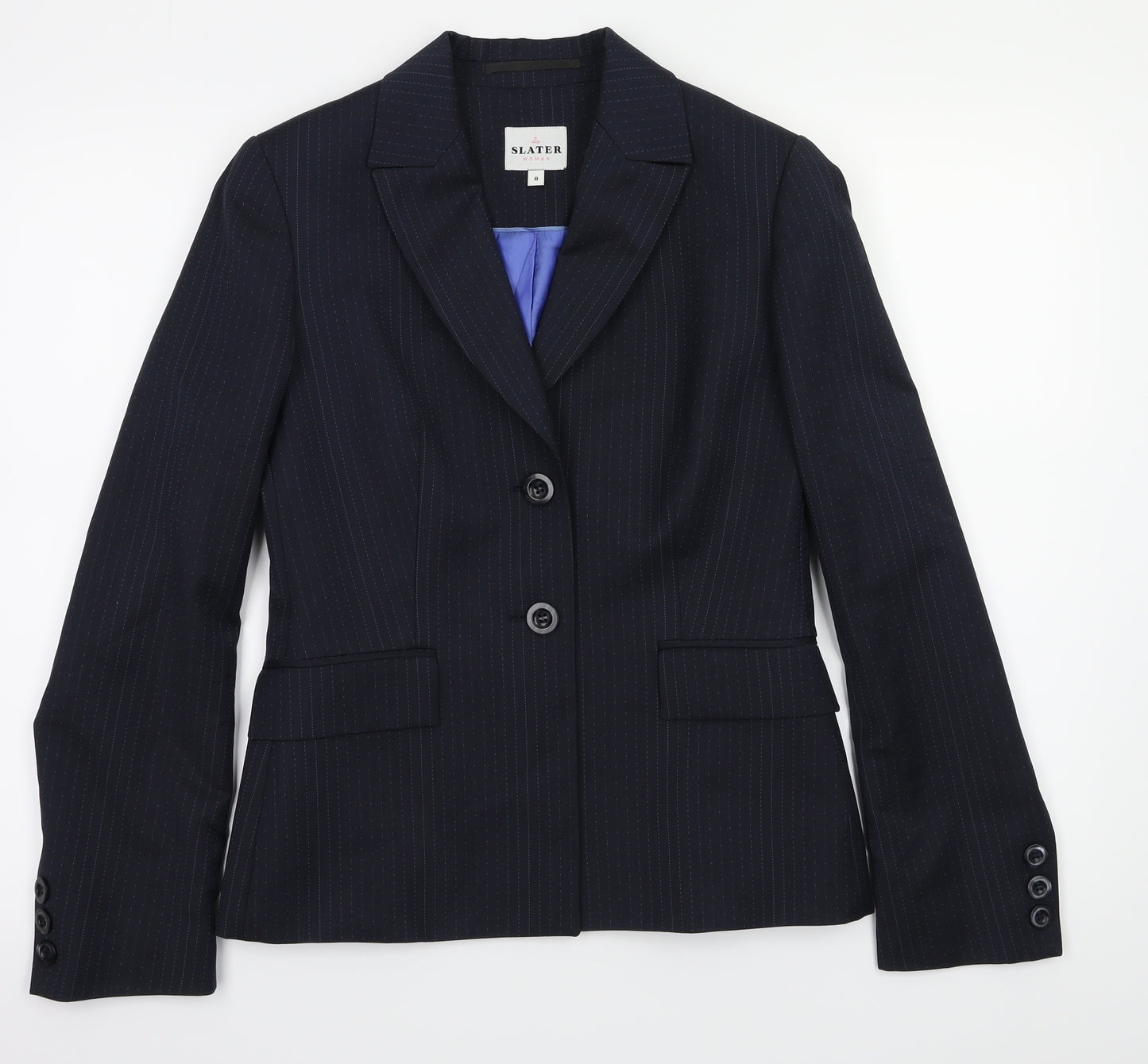 Slater Womens Blue   Jacket Blazer Size 8