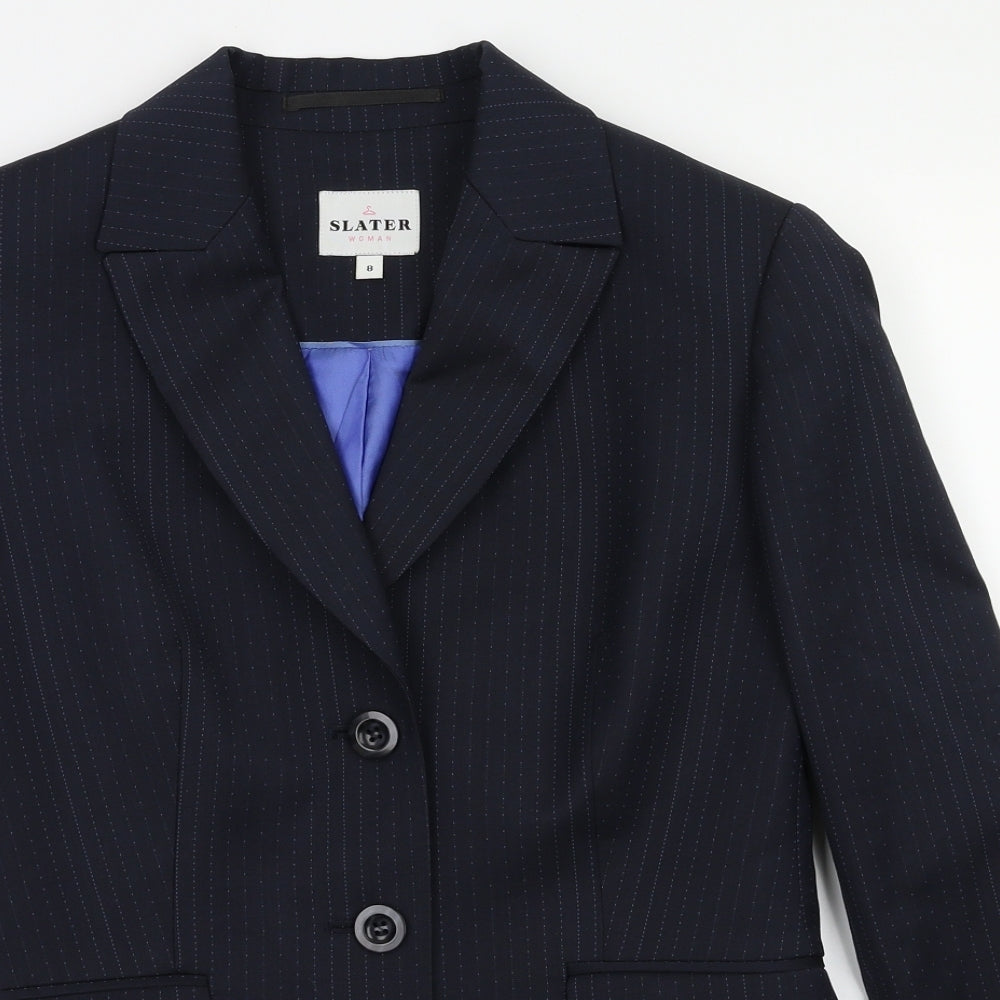 Slater Womens Blue   Jacket Blazer Size 8