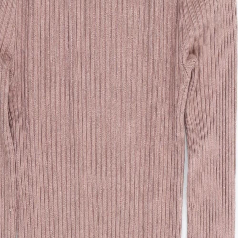 Primark Womens Pink Houndstooth  A-Line  Size 6