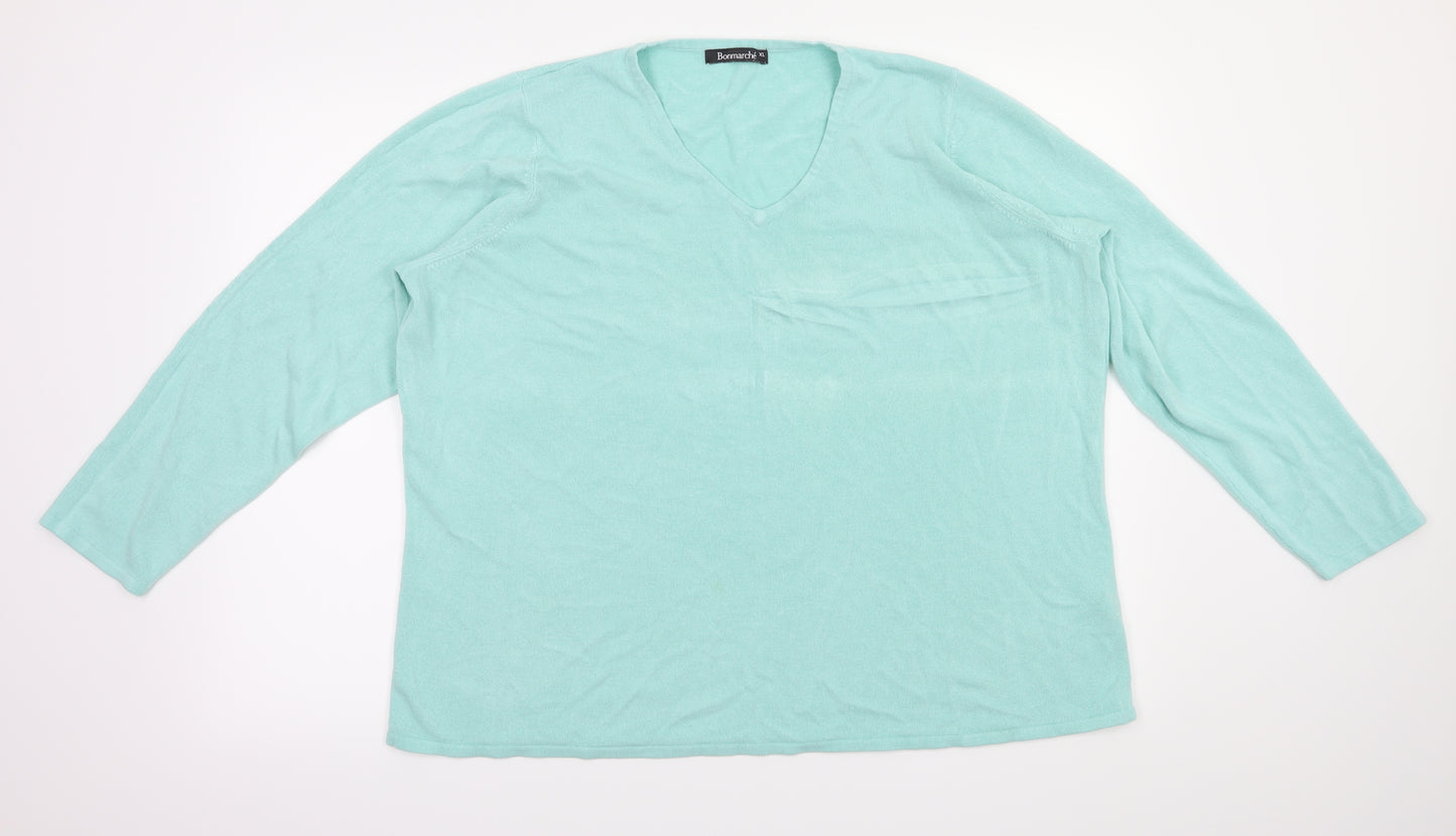 Bonmarché Womens Blue   Pullover Jumper Size XL