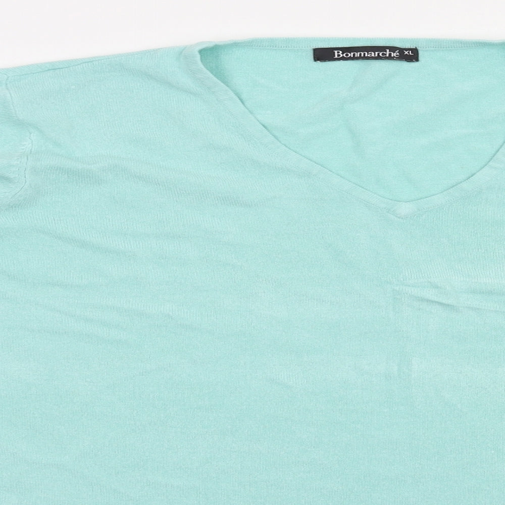 Bonmarché Womens Blue   Pullover Jumper Size XL