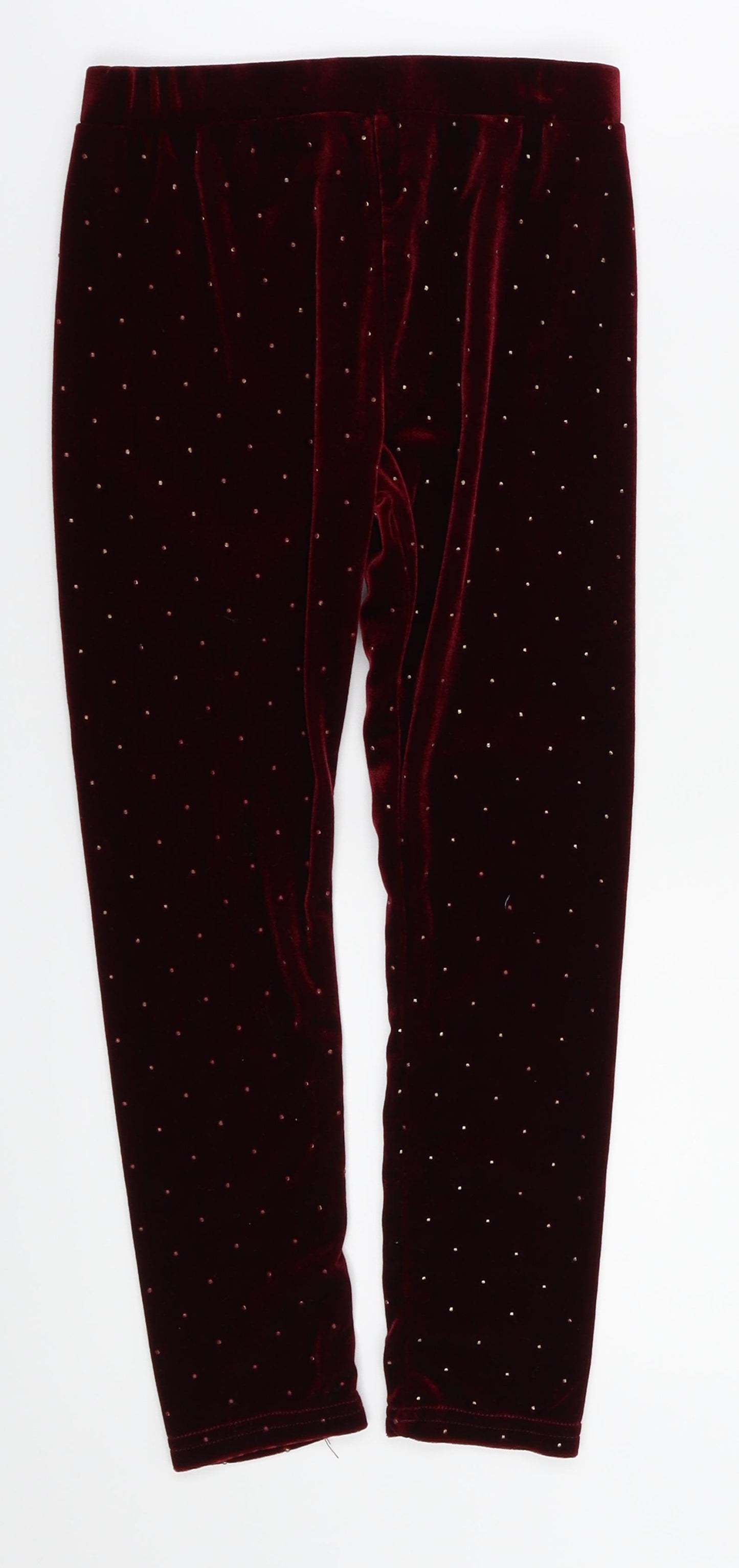 NEXT Girls Red   Jegging Trousers Size 7 Years