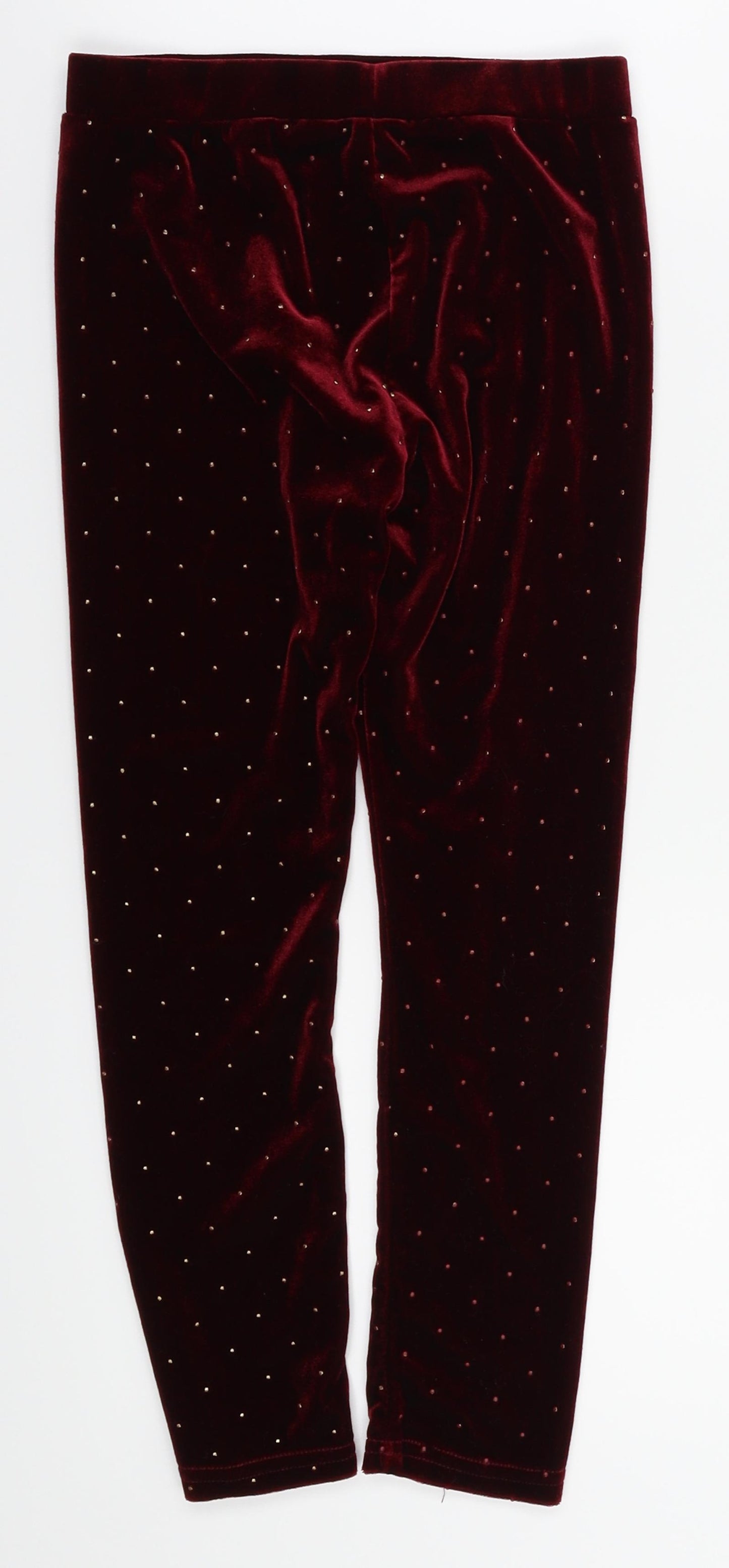 NEXT Girls Red   Jegging Trousers Size 7 Years