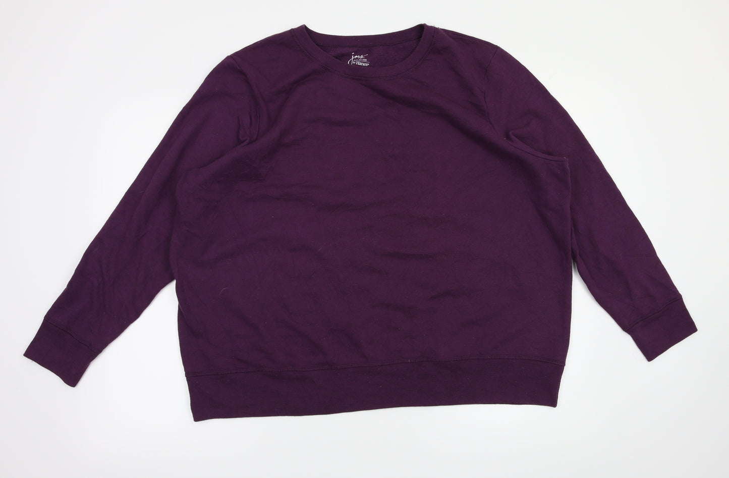 Just My Size Womens Purple   Pullover Jumper Size 20