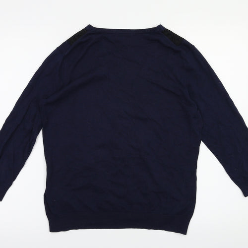 H&M Womens Blue   Cardigan Jumper Size S