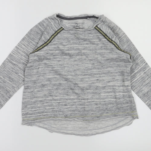 NEXT Girls Grey   Pullover Hoodie Size 7 Years