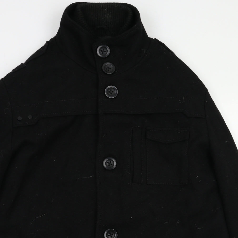 George Womens Black   Jacket Coat Size L