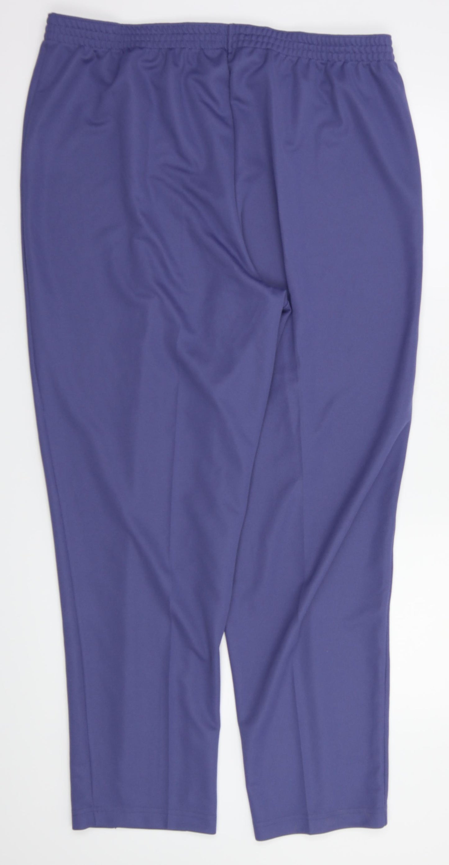 slimma Womens Purple   Trousers  Size 20 L30 in - Stretch waistband
