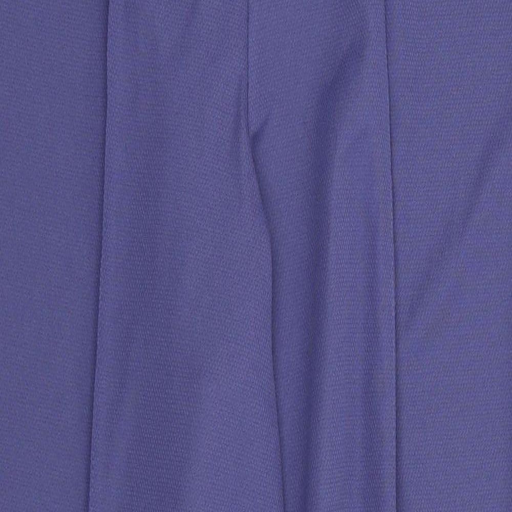 slimma Womens Purple   Trousers  Size 20 L30 in - Stretch waistband