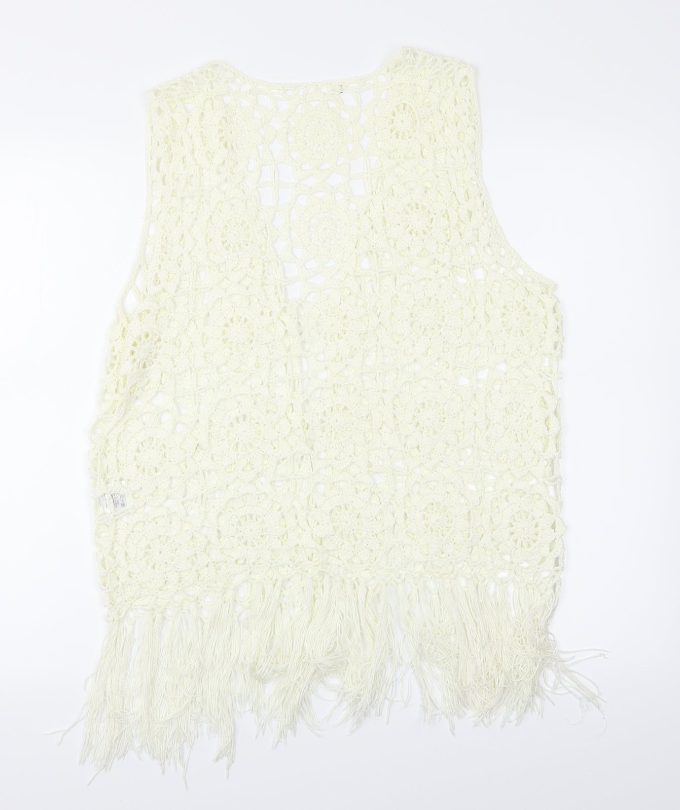 Select Womens White   Cardigan Jumper Size L