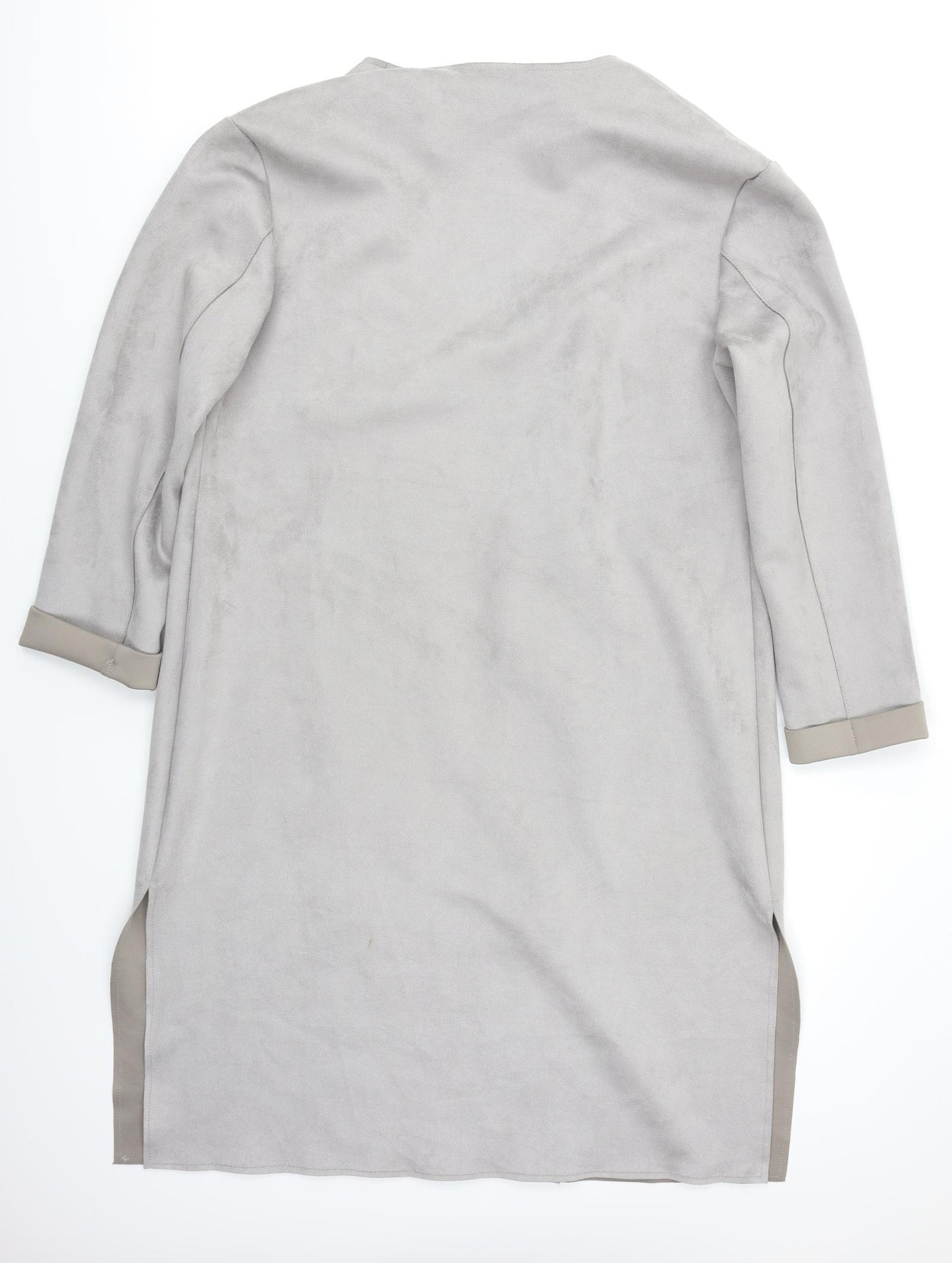 New Look Womens Grey   Overcoat Coat Size 14