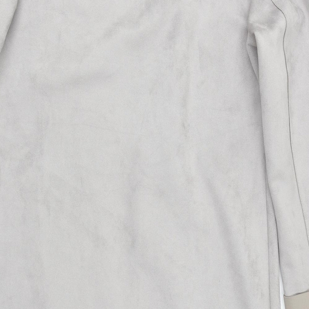 New Look Womens Grey   Overcoat Coat Size 14