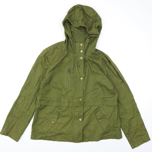 FOREVER 21 Womens Green   Jacket Coat Size L