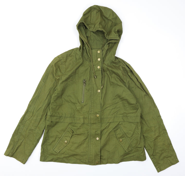 FOREVER 21 Womens Green Jacket Coat Size L