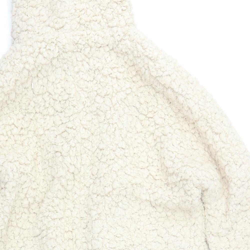 Atmosphere Womens White   Overcoat Coat Size 8