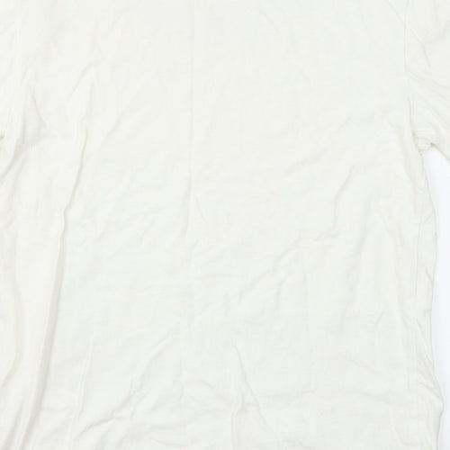 Amber Womens White   Basic T-Shirt Size 12