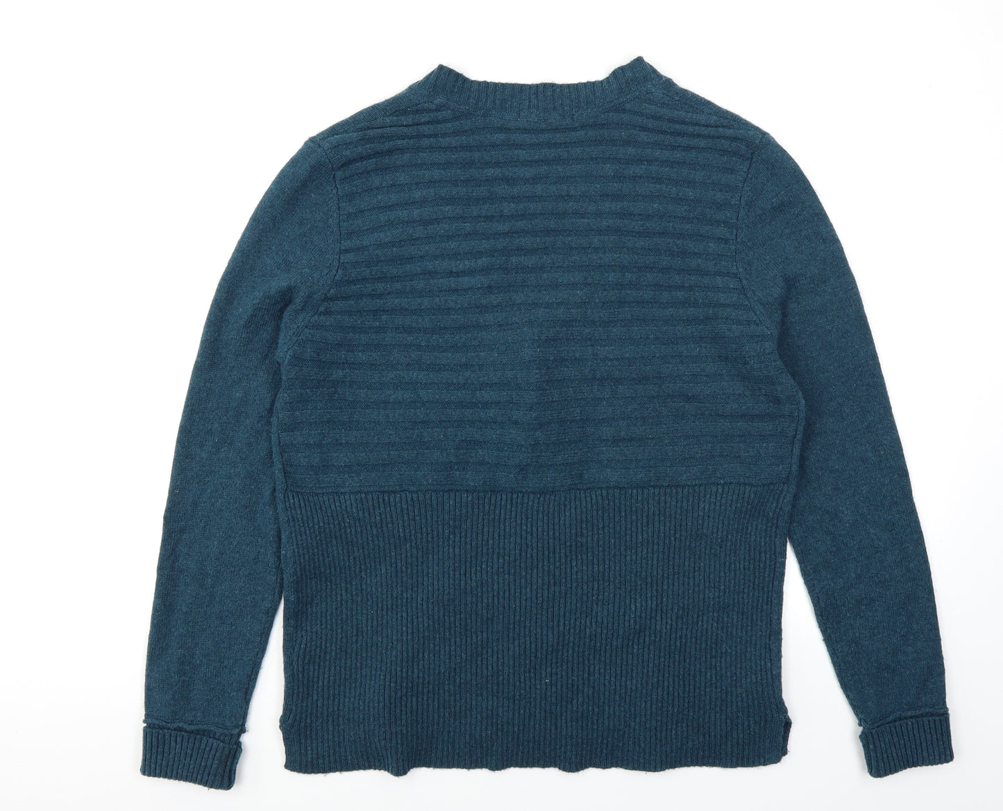 White Stuff Womens Blue  Knit Cardigan Jumper Size 16
